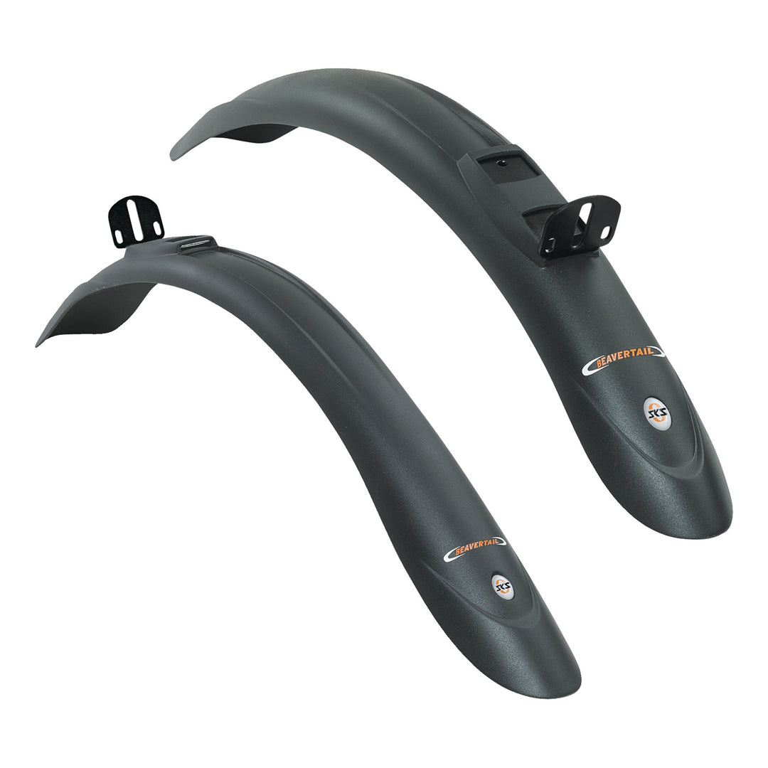 SKS Steckschutzblechgarnitur Beavertail 26"-28" schwarz