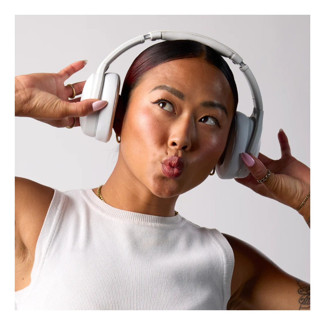 Skullcandy Crusher EvoTM Sensory Bass Headphones Bone weiss-orange