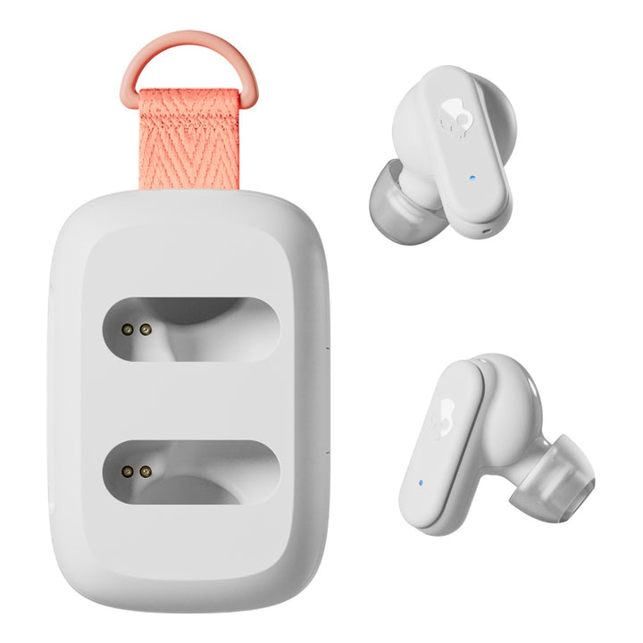 Skullcandy Dime® 3 True Wirelsess Earbuds Bone/Orange Glow weiss