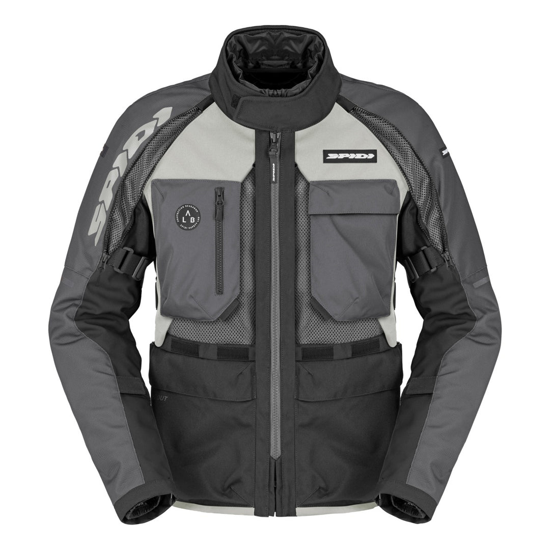 SPIDI Jacke Crossmaster 2 schwarz-grau