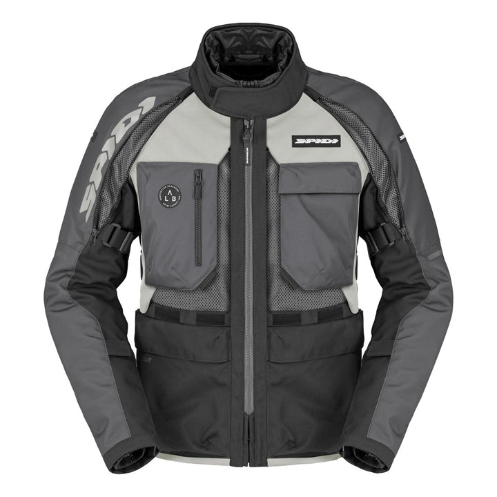 SPIDI Jacke Crossmaster 2 schwarz-grau