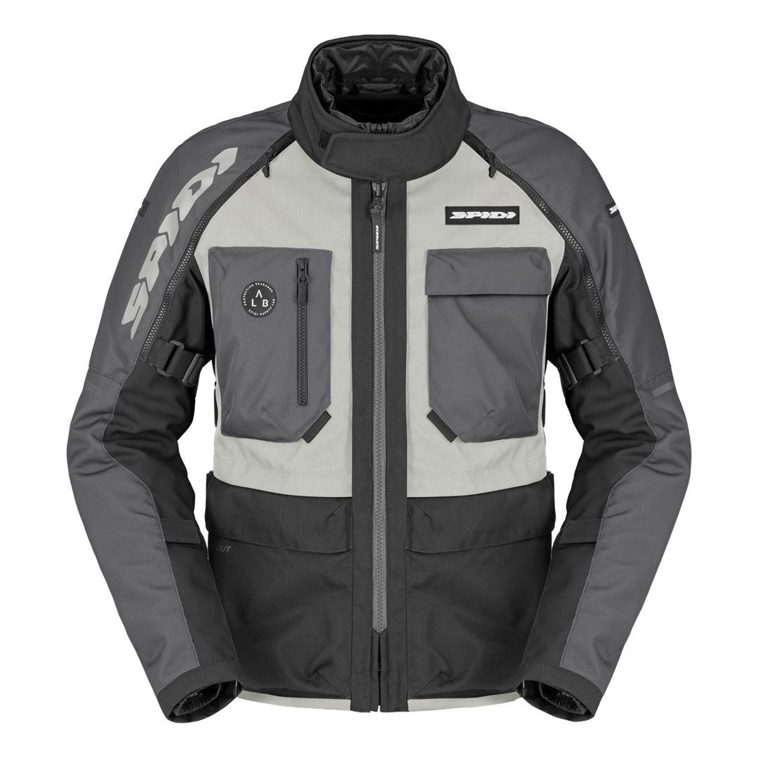 SPIDI Jacke Crossmaster 2 schwarz-grau