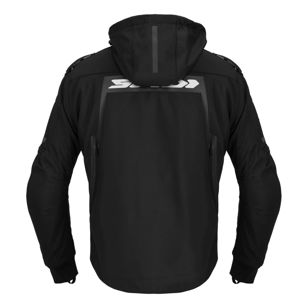 SPIDI Jacke Hoodie Warrior H2OUT schwarz  schwarz
