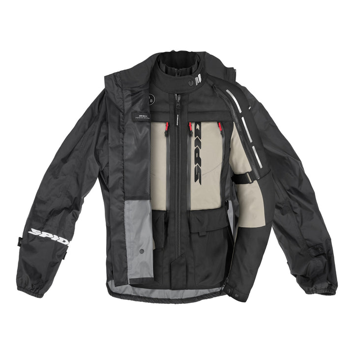 SPIDI Jacke Rain Chest Insideout Damen schwarz