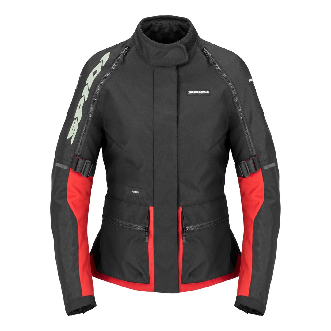 SPIDI Jacke Ridemaster Damen schwarz-rot
