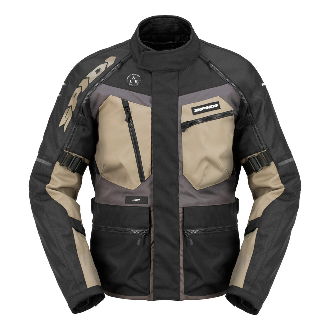 SPIDI Jacke Ridemaster H2OUT braun-beige