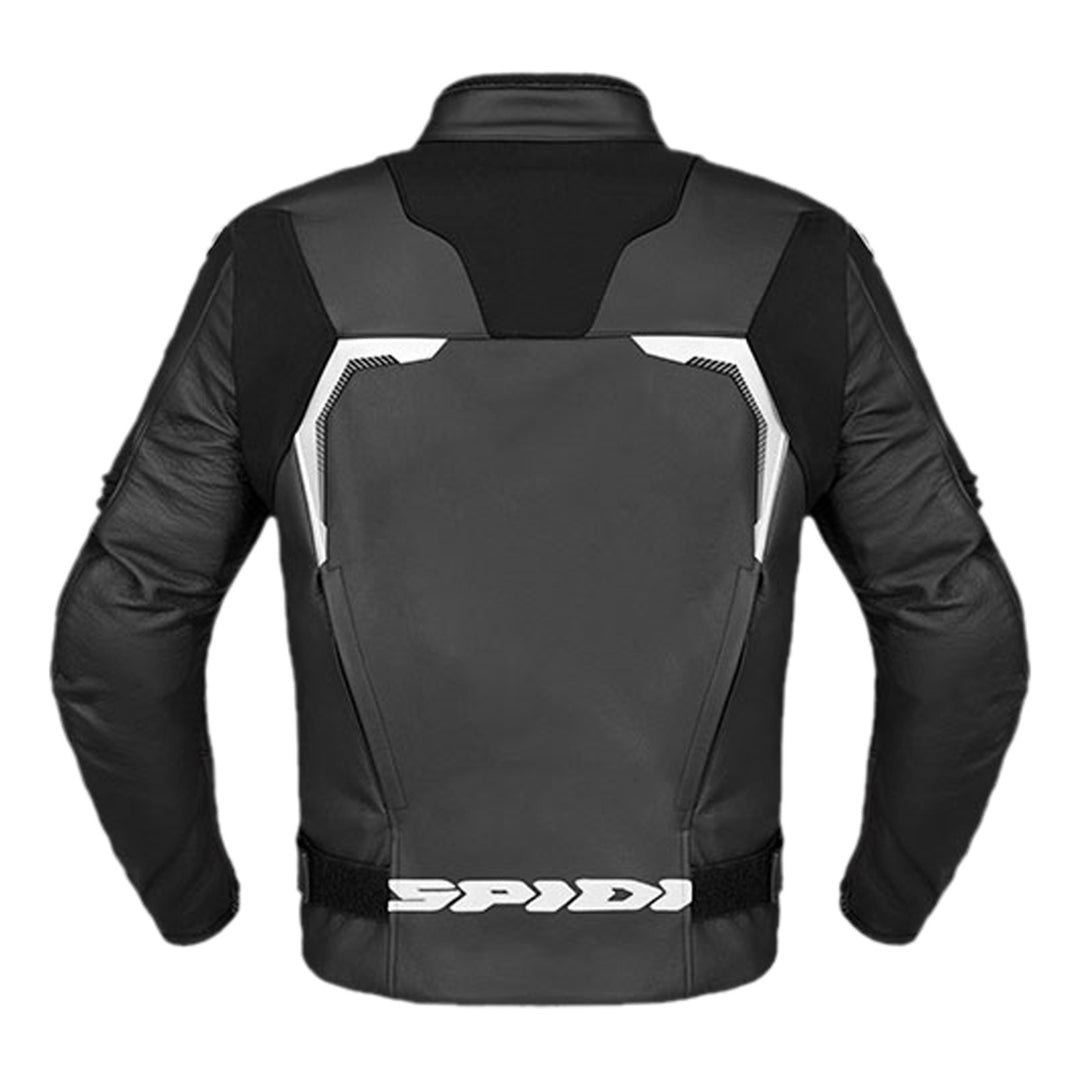 SPIDI Lederjacke Evorider 3 schwarz-weiss