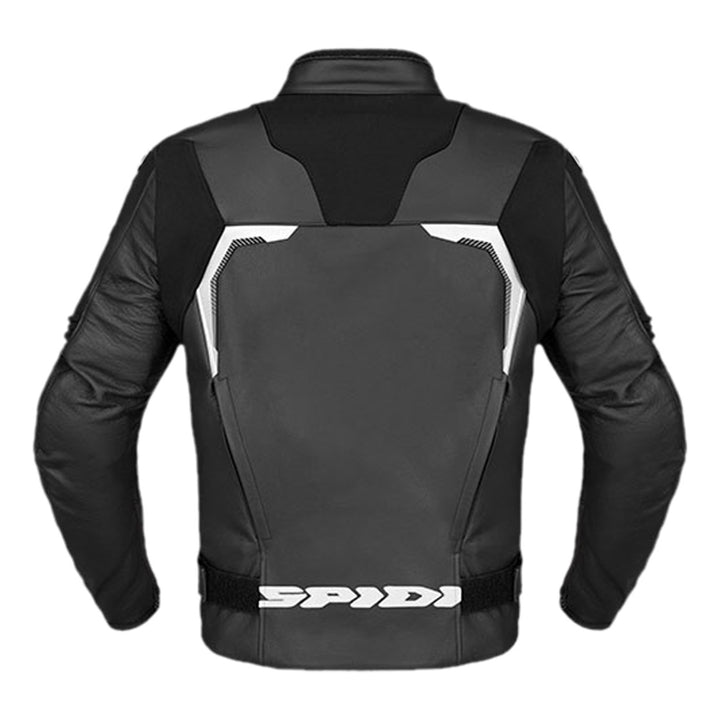 SPIDI Lederjacke Evorider 3 schwarz-weiss