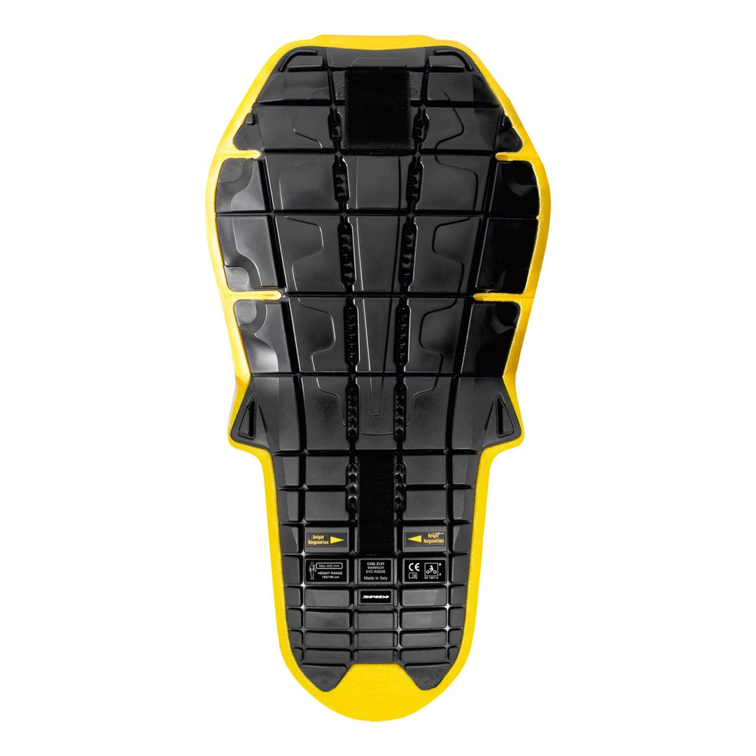 SPIDI Protektor für Rücken Back Warrior Evo Inside schwarz-gelb