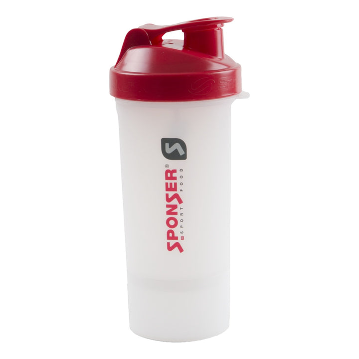 Sponser Smartshake Original Shaker 600 ml weiss-rot
