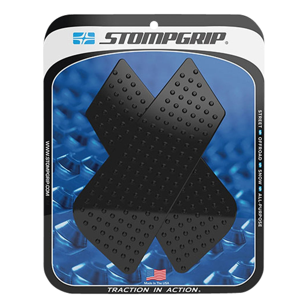 Stompgrip Tankschutz universal Volcano 2 Stk Keil Suzuki DL 1050 A V-STROM / DL 1050 A V-STROM DE EXTREME / DL 1050 A V-STROM DE u.a. schwarz