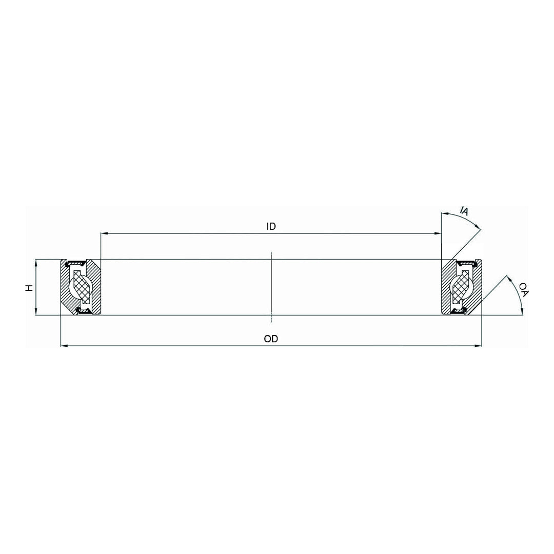 Union Kompaktlager CB-725 30.15x41.8x7 45°/45° 