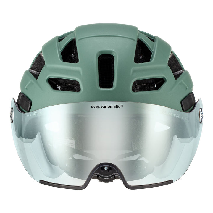 UVEX Finale visor V moss green-cloud matt