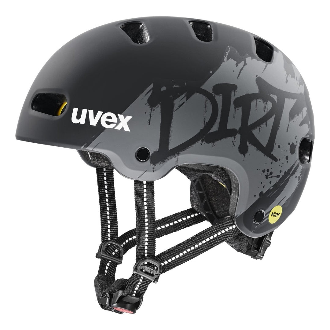 UVEX Kid 4 style MIPS dirt black matt