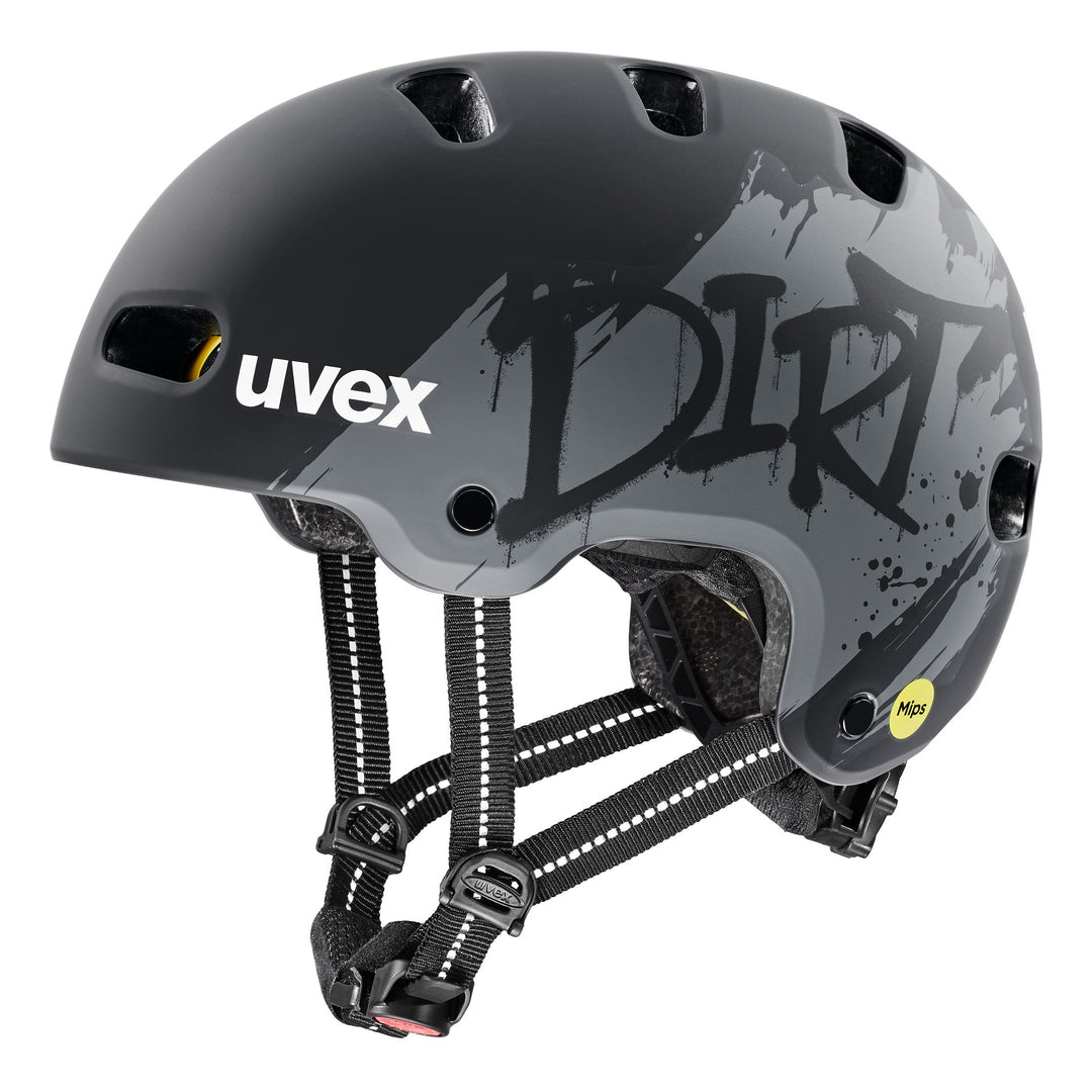 UVEX Kid 4 style MIPS dirt black matt