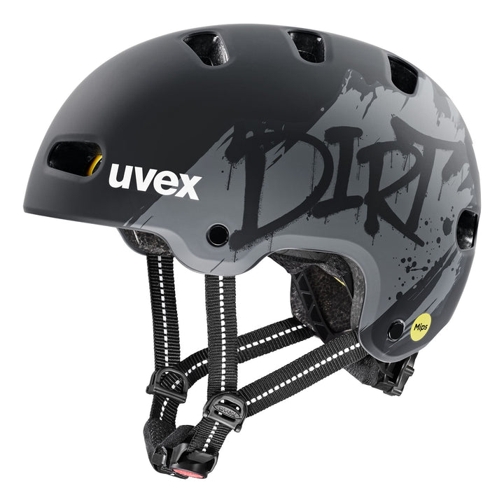 UVEX Kid 4 style MIPS dirt black matt
