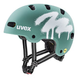 UVEX Kid 4 style MIPS spray sage green matt