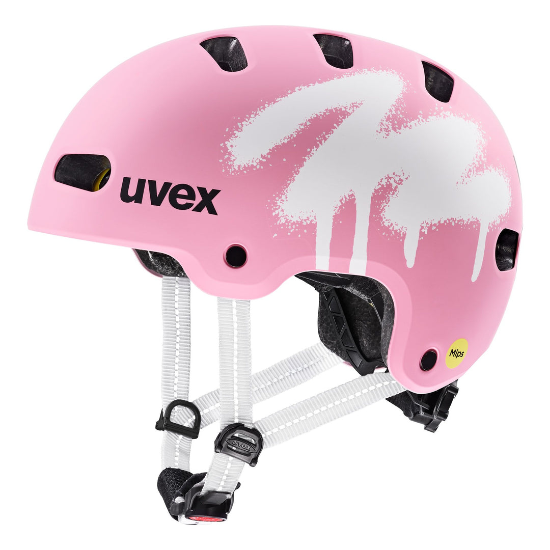 UVEX Kid 4 style MIPS spray strawberry matt