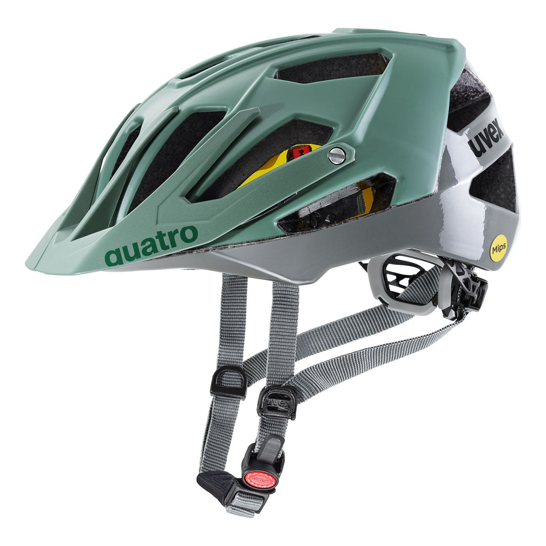 UVEX Quatro cc MIPS moss green-rhino matt
