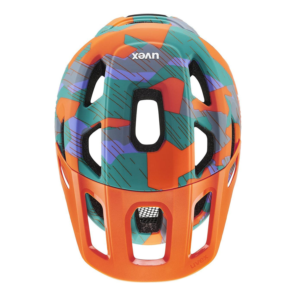 UVEX React jr. papaya camo matt