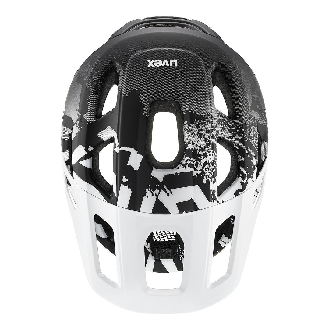 UVEX React jr. white-black matt