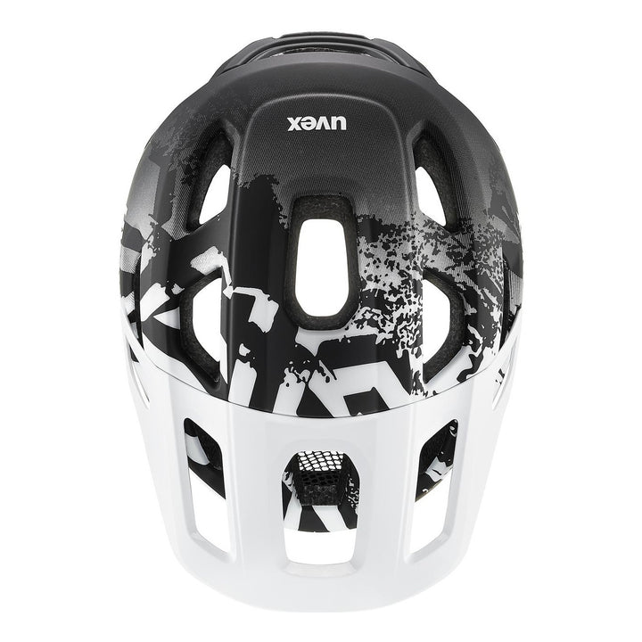 UVEX React jr. white-black matt