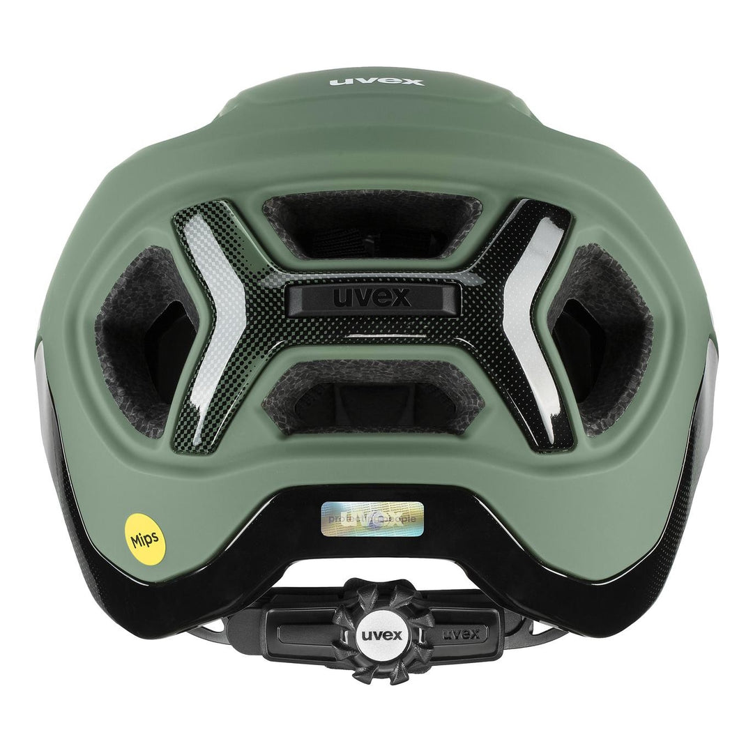 UVEX React MIPS moss green-black matt