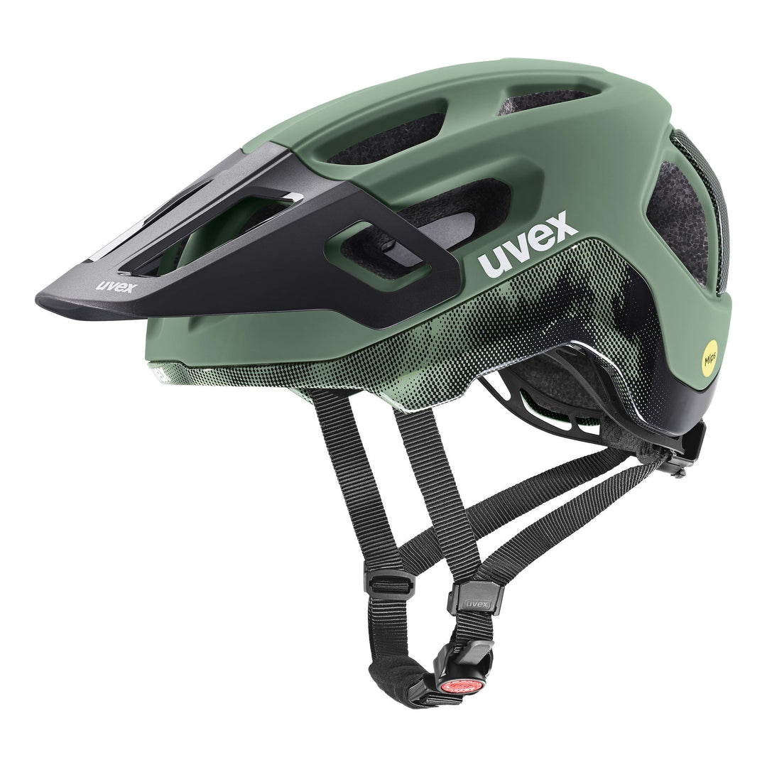 UVEX React MIPS moss green-black matt