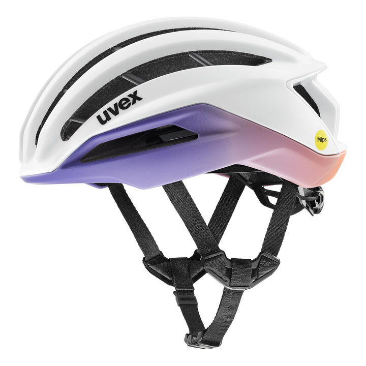 UVEX Surge aero MIPS white - lilac apricot matt