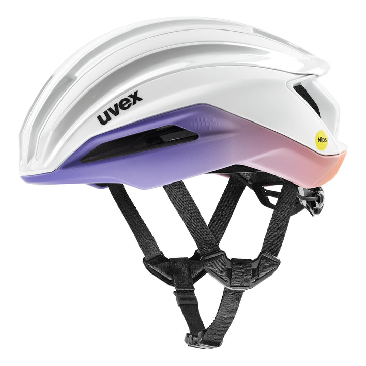 UVEX Surge aero MIPS white - lilac apricot matt