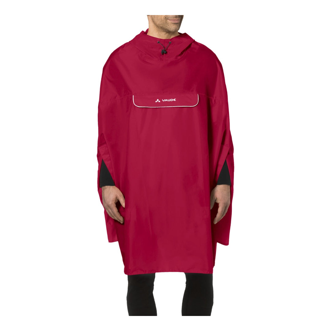 VAUDE Valdipino Poncho red uni rot