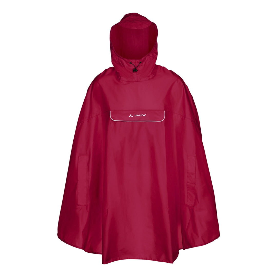VAUDE Valdipino Poncho red uni rot