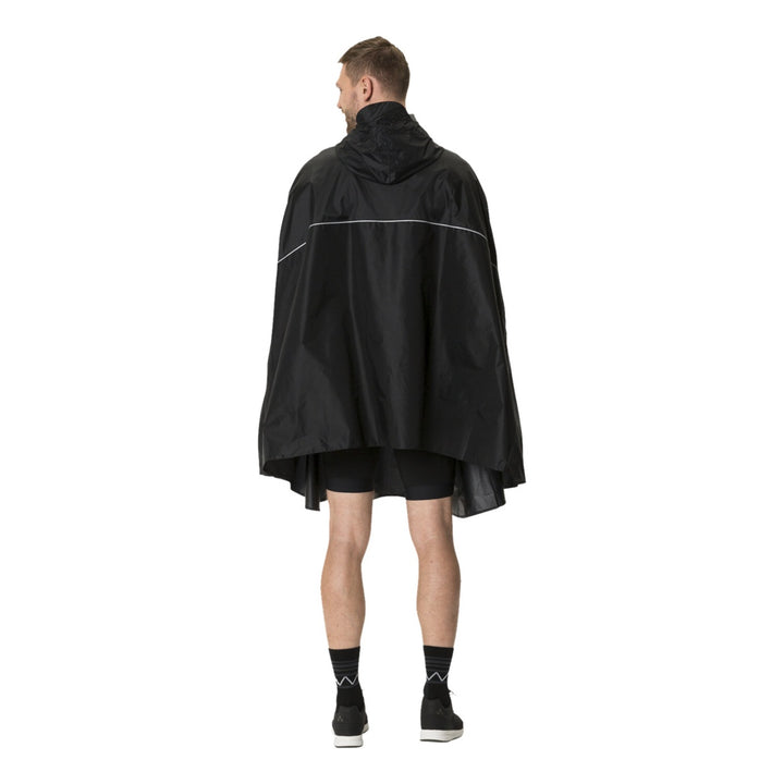 VAUDE Valdipino Poncho schwarz
