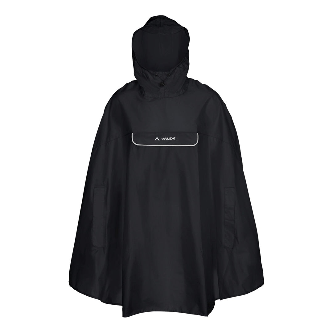 VAUDE Valdipino Poncho schwarz