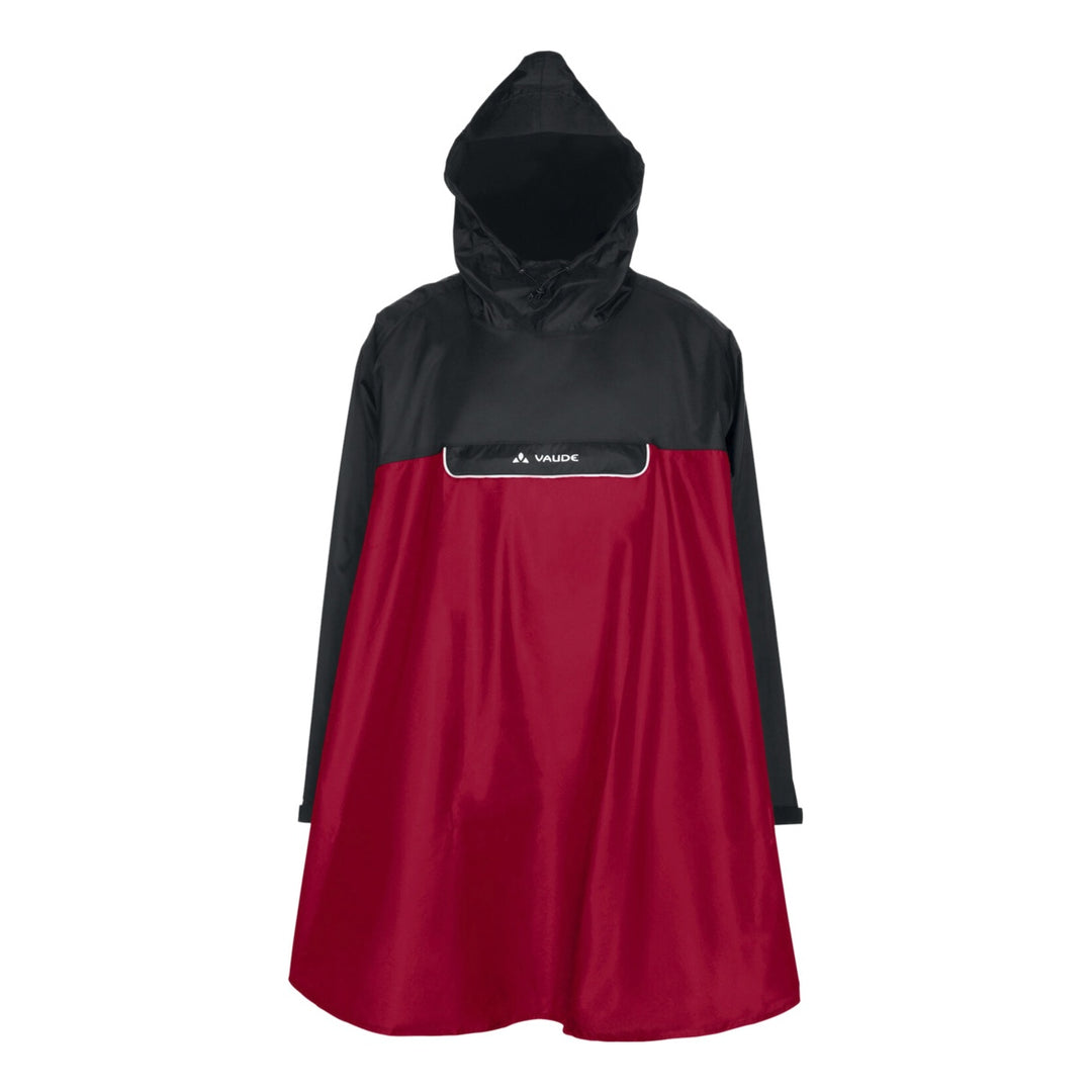 VAUDE Valero Poncho rot/schwarz