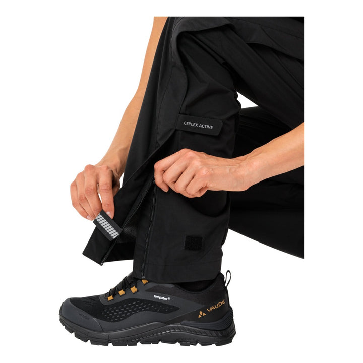 VAUDE Yaras Rain Zip Pants IV Ladies schwarz