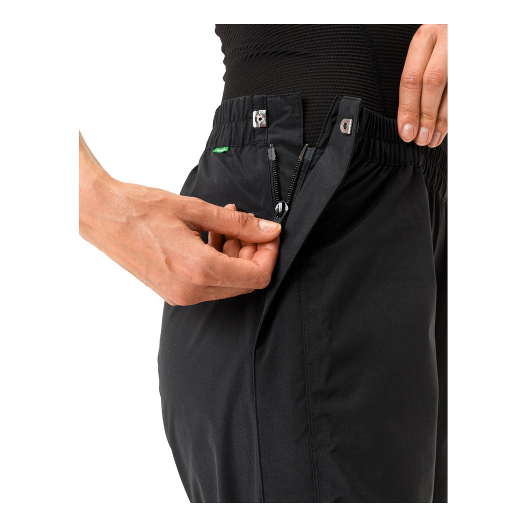 VAUDE Yaras Rain Zip Pants IV Ladies schwarz