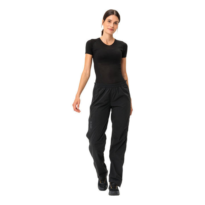 VAUDE Yaras Rain Zip Pants IV Ladies schwarz