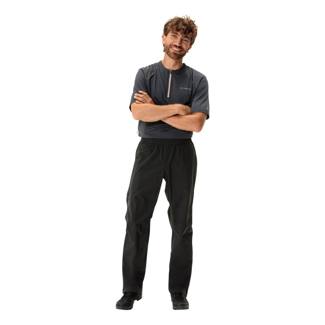 VAUDE Yaras Rain Zip Pants IV Men schwarz