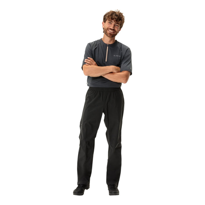 VAUDE Yaras Rain Zip Pants IV Men schwarz
