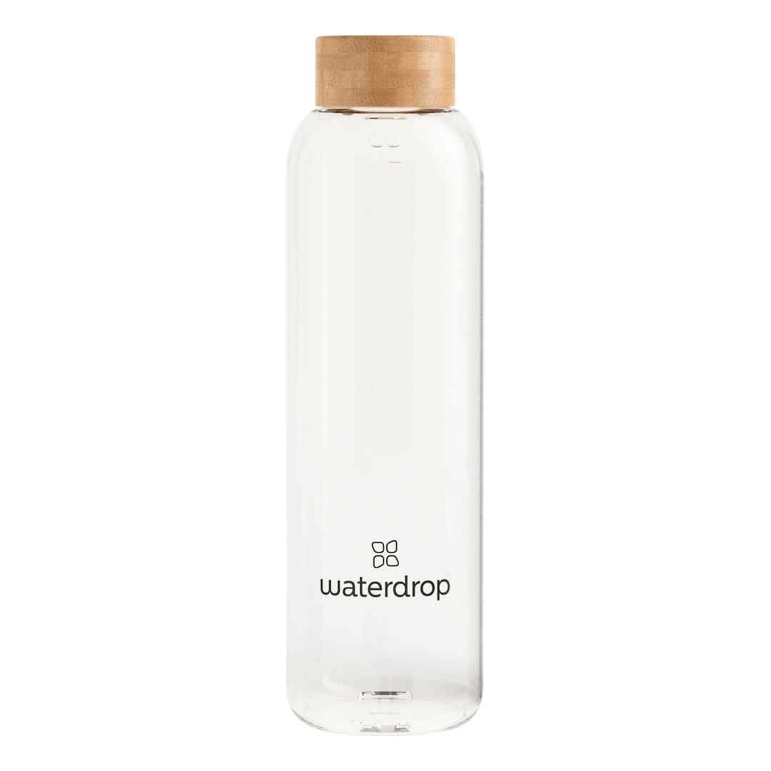waterdrop Glass Bottle 0.6l transparent