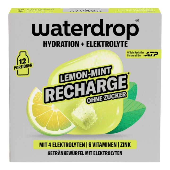 waterdrop Microlyte recharge lemon mint (6x12 Pack) 