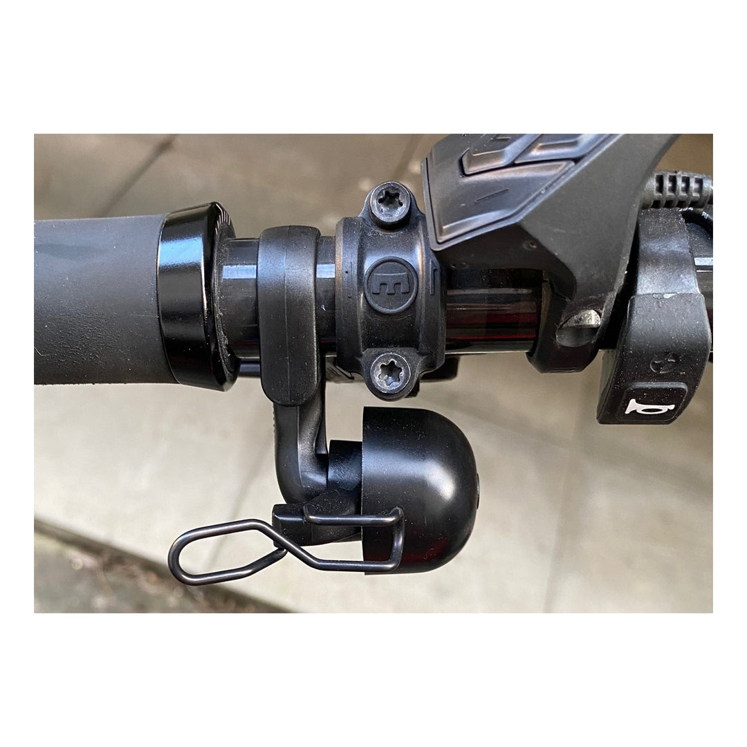 Widek Glocke E-bike bell all black 22.2mm schwarz auf Karte schwarz