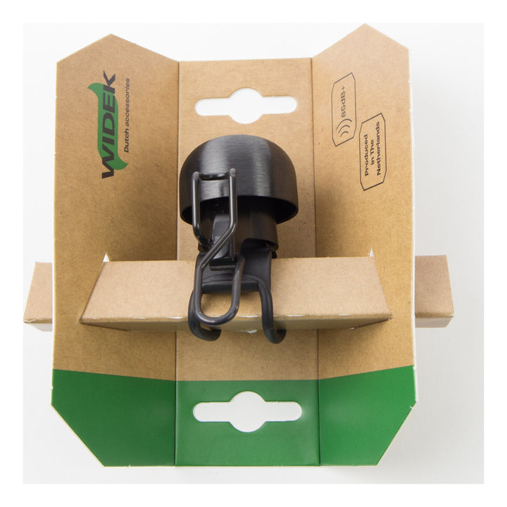Widek Glocke Paperclip XXL Neu-Silber Befestigung mit Gummiring 22-32mm schwarz auf Karte schwarz