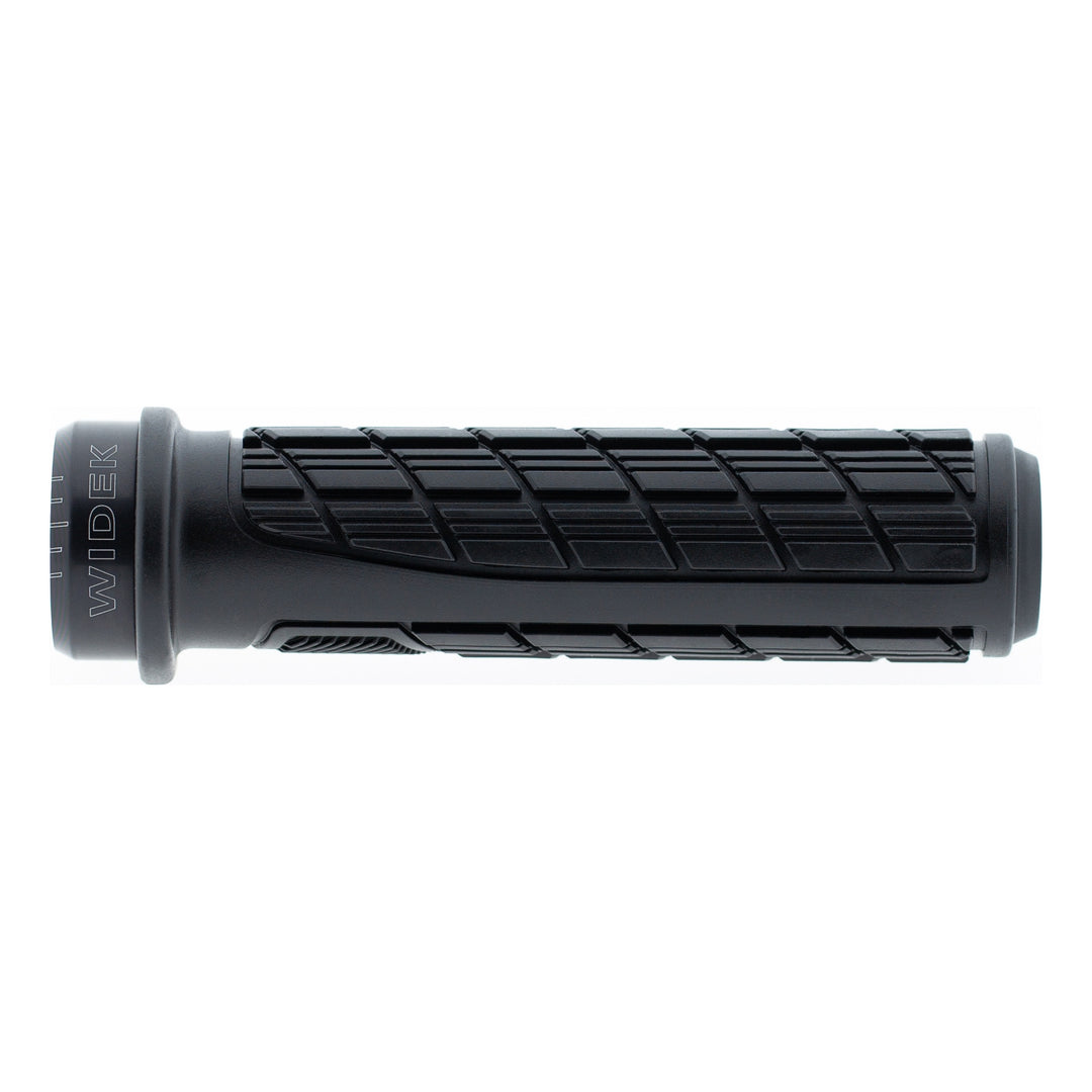 Widek Lenkergriffe The Rock mit Alu Lockring 135mm schwarz auf Karte schwarz