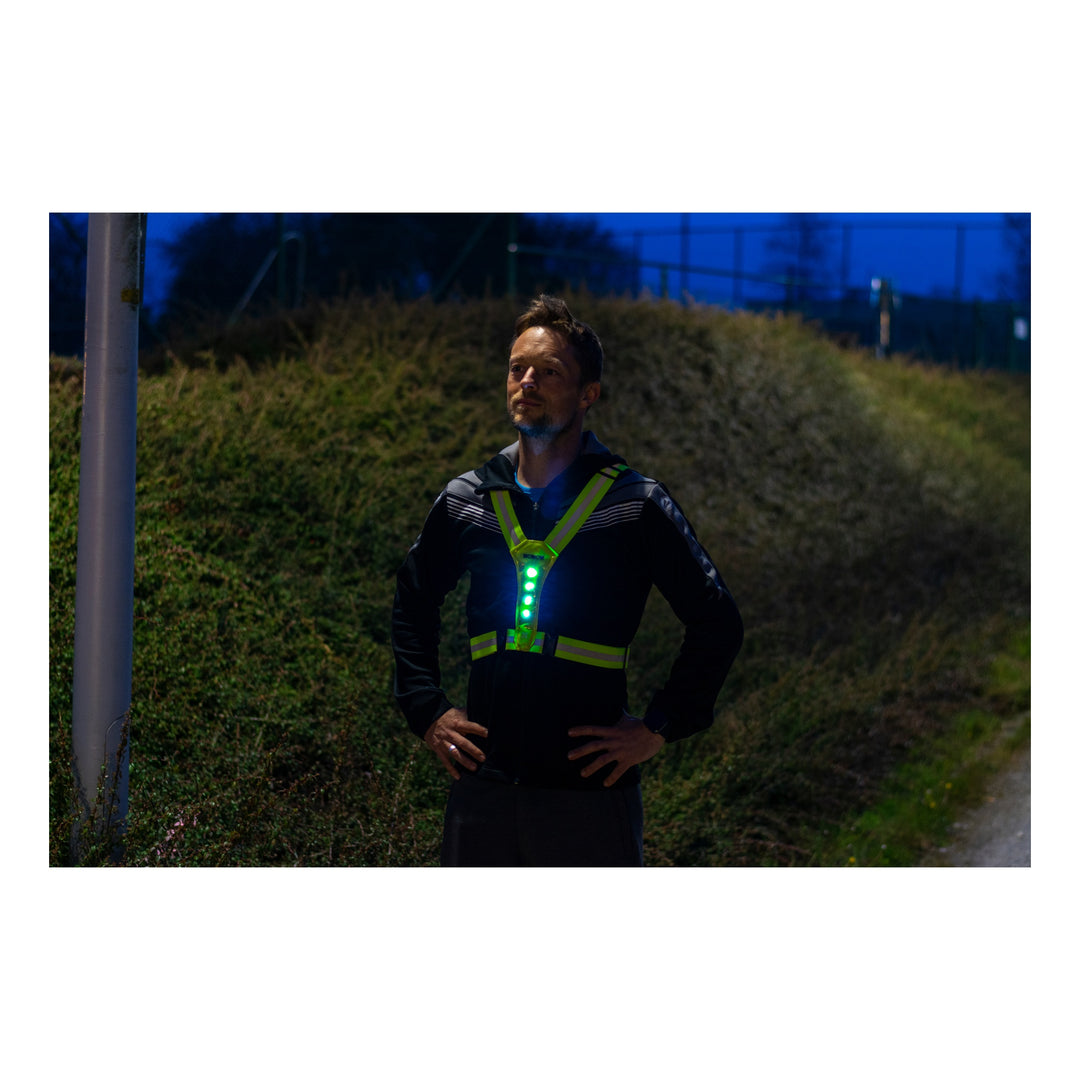 WOWOW Laufgurt mit LED Nokta Light Belt