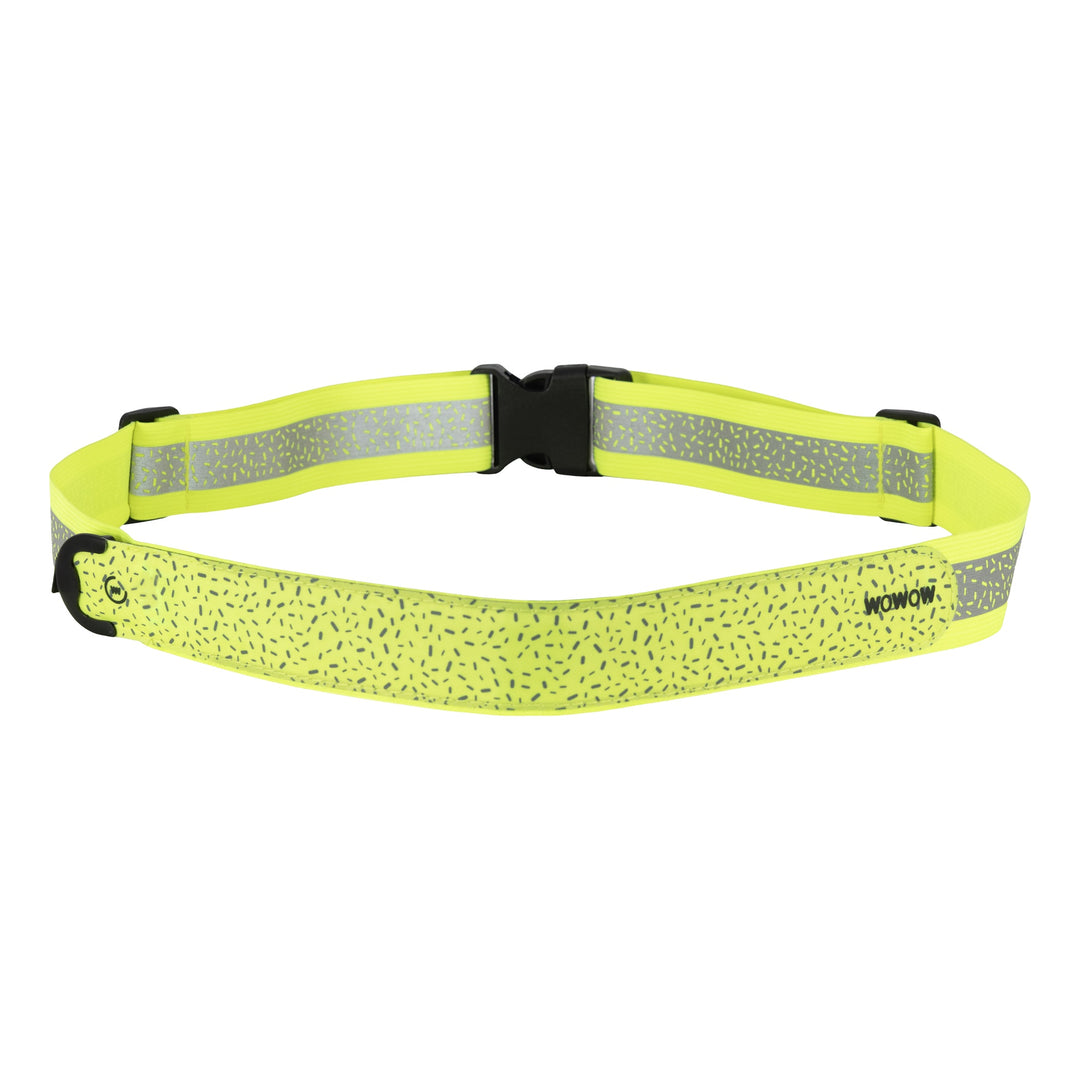 WOWOW Laufgurt Stardust Belt gelb reflektierend mit LED 
