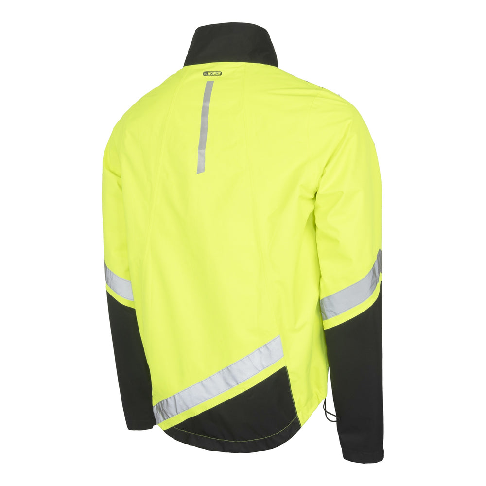 WOWOW Regenjacke Fuji schwarz gelb und reflektierend Gelb