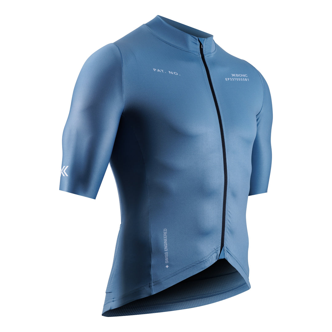 X-BIONIC Men CoreFusion Ride Jersey SH SL slate blau