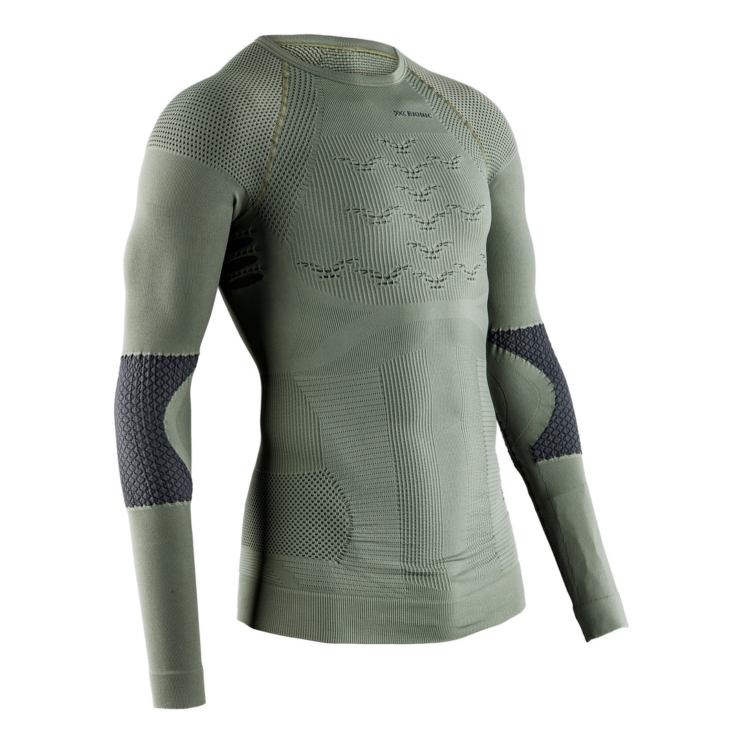 X-BIONIC Men X-Plorer Energizer 4.0 Shirt LG SL olive grün/anthracite